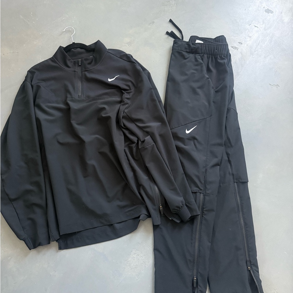 Nike Black Dri-FIT Loose Fit Top jacket large pants medium loose fitting